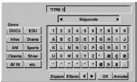 LG RH4840SVL - Pour nommer un titre HDD VR - 1