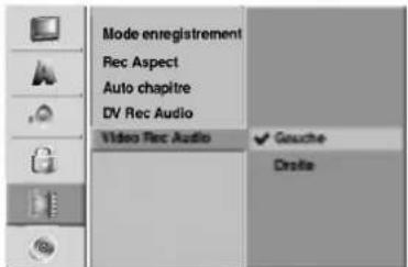 LG RH4840SVL - Audio de l'enregistrement video - 1