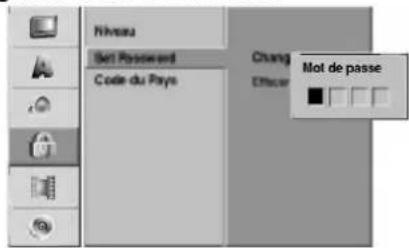 LG RH4840SVL - Réglage mot de passe - 1