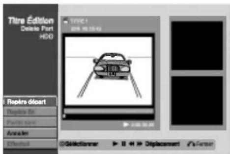 LG RH4840SVL - Effacement d'une partie HDD VR - 1