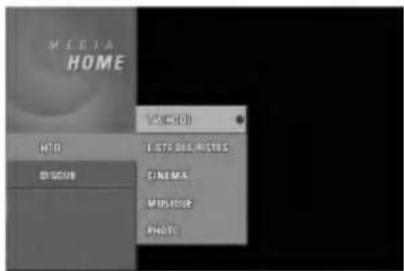 LG RH7828NSL - Utilisation du menu home - 1