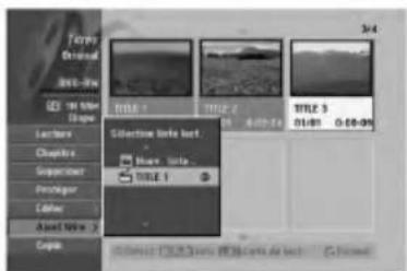 LG RH7828NSL - Ajout de titres/chapitres supplémentaires à la liste de lecture -RWVII - 2