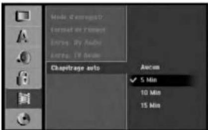 Mode C:\ampact\/ Format or Fimmed Audio: By Audio Audio: TV Audio Chapetrage auto Autoc ✓ 5 Min 10 Min 15 Min