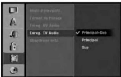 Audio & principal Format as Practice Verag: 5V Audio Enreg. TV Audio ✓ Principal+Sup Unisprager media Principal Sup
