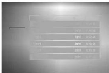LG RH4820SVL - Utilisation de la liste des titres - 1
