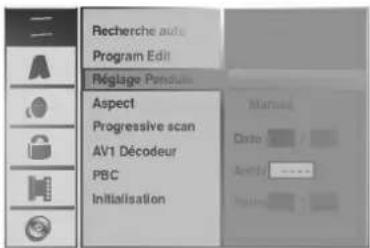 LG RH4820SVL - Autoréglage heure - 1