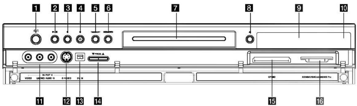 1 2 3 4 5 6 7 8 9 10 d/l D/R TRANS-FY HOLD/HD V-BOX IN PUT 4 V-BOX UNIC: AUDIO-R S-VIDEO D-IN CP/MD SPINNOS/SMOD/SMOD Pro 11 12 13 14 15 16