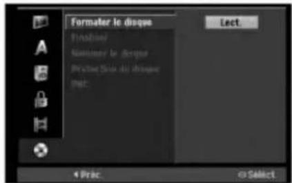 LG RH1758S - Formatage du disque - 1