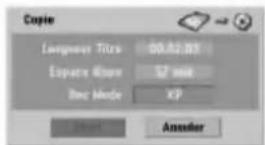 LG RH1758S - Copie à partir du disque dur vers un DVD - 2