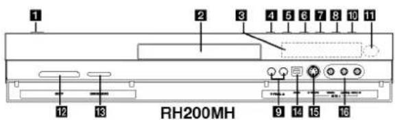 1 2 3 4 5 6 7 8 10 11 12 13 RH200MH 9 14 15 16