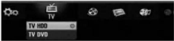 LG RH1878S - Utilisation du menu accueil - 1