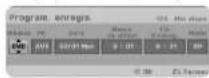 LG RC389HP - Réglage d'un enregistrement programme - 1