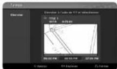 LG RC389HP - Déplacer un chapitre de liste de lecture VR RAM - 1
