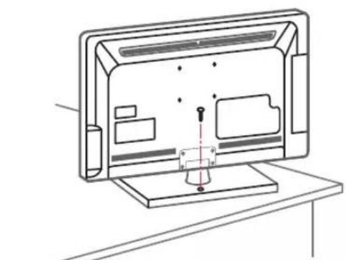 LG 55LM610C - Στερέωση της τηλεόρασης σε τραπέζι - 1