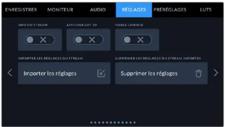 Blackmagic Design URSA Broadcast G2 - Onglet réglages - page 9 - 1