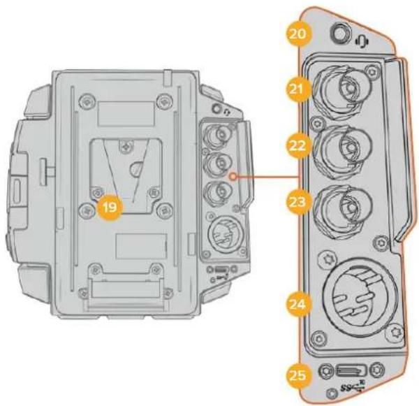 Blackmagic Design URSA Broadcast G2 - Battery Mount Plate - 1