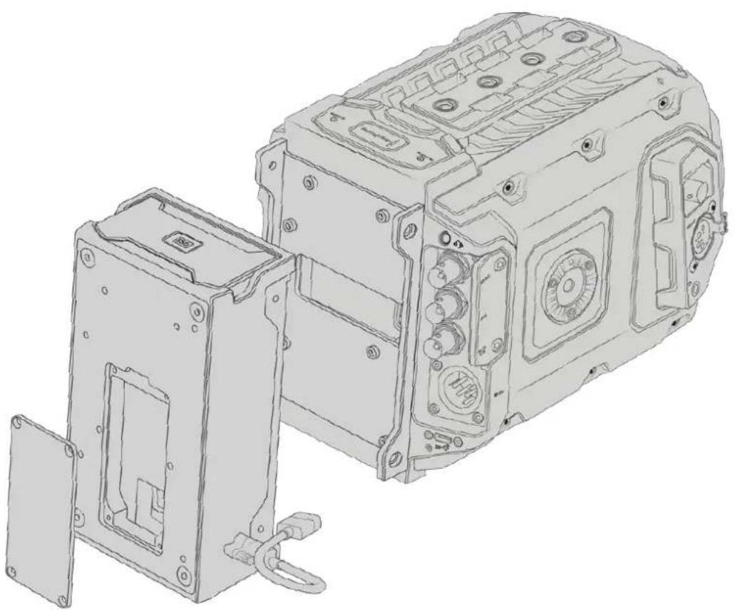Blackmagic Design URSA Broadcast G2 - Mounting and connecting URSA Mini Recorder - 1