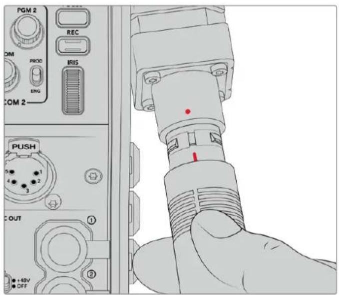 Blackmagic Design URSA Broadcast G2 - So schreiben Sie das Kabel an: - 1