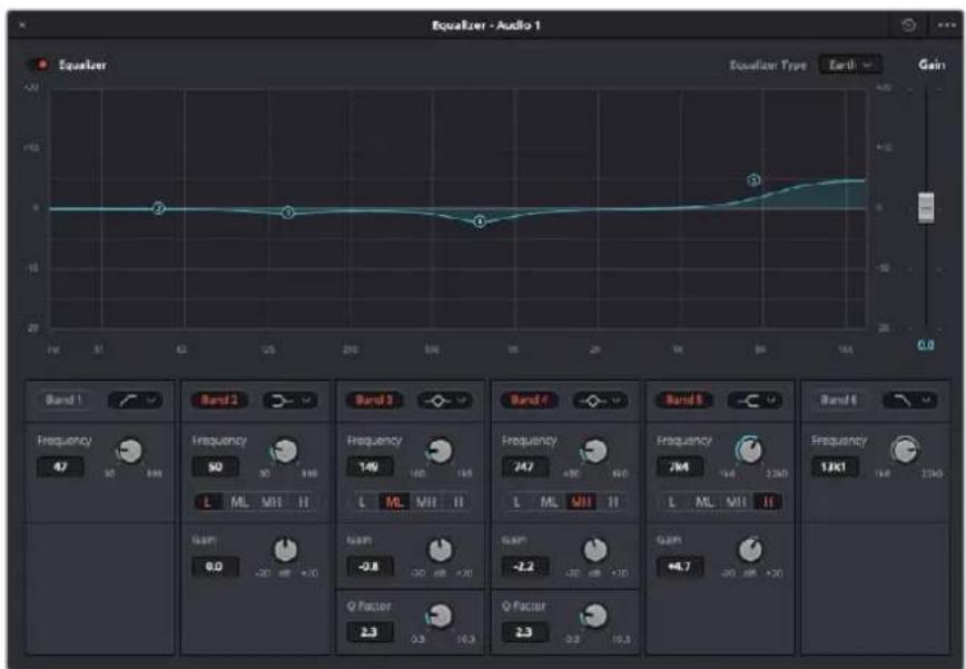 Blackmagic Design URSA Broadcast G2 - EQをトらツクに追加する： - 2