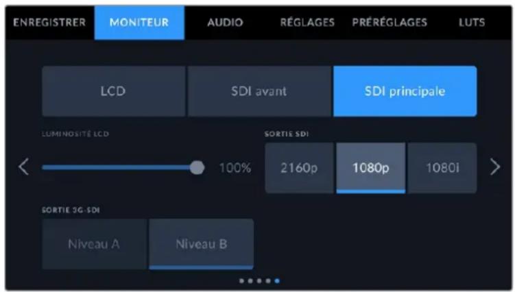 Blackmagic Design URSA Broadcast G2 - Luminosité LCD - 2