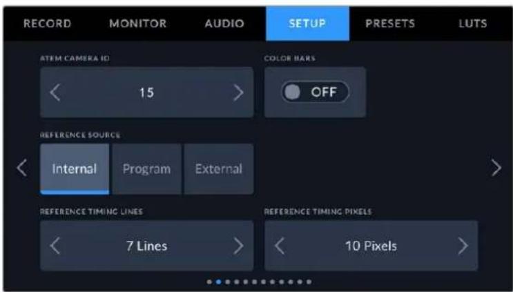 Blackmagic Design URSA Broadcast G2 - Setup Settings Page 2 - 1