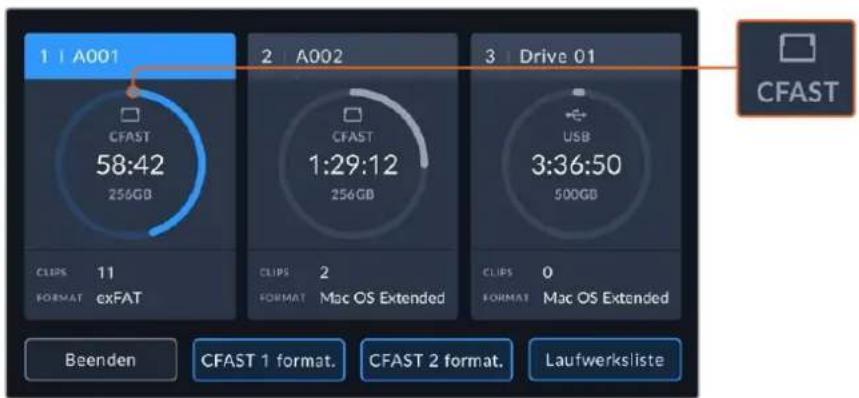 Blackmagic Design URSA Broadcast G2 - Vorbereiten von Datenträgern mit der Blackmagic URSA Broadcast G2 - 5