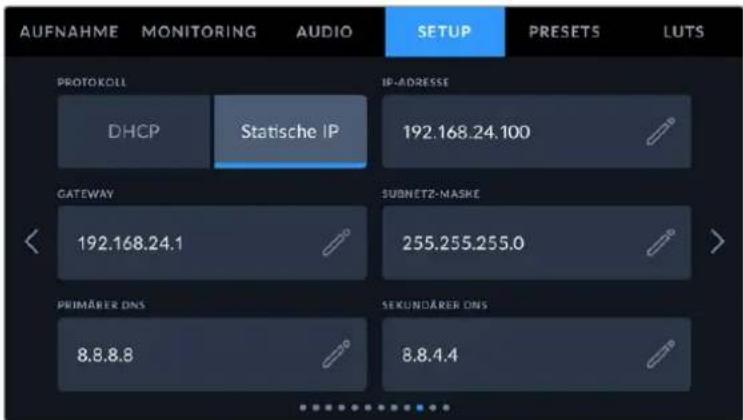 Blackmagic Design URSA Broadcast G2 - SETUP-Einstellungen 10 - 1