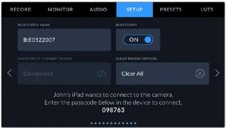 Blackmagic Design URSA Broadcast G2 - Setup Settings Page 11 - 1
