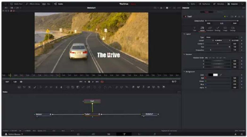 Blackmagic Design URSA Broadcast G2 - Adjusting Nodes Using the Inspector Panel - 1