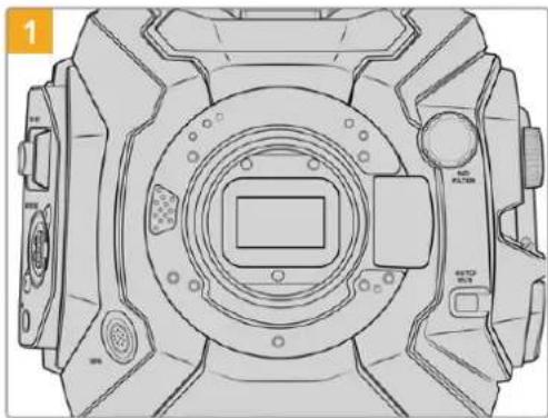 Blackmagic Design URSA Broadcast G2 - Attaching the EF Mount - 1