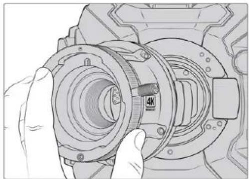 Blackmagic Design URSA Broadcast G2 - Removing the B4 Mount - 2
