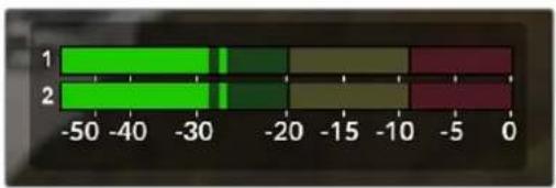 Blackmagic Design URSA Broadcast G2 - Audiopegelmeter - 1