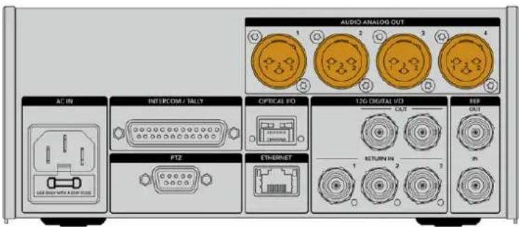 Blackmagic Design URSA Broadcast G2 - Audio Outputs - 1