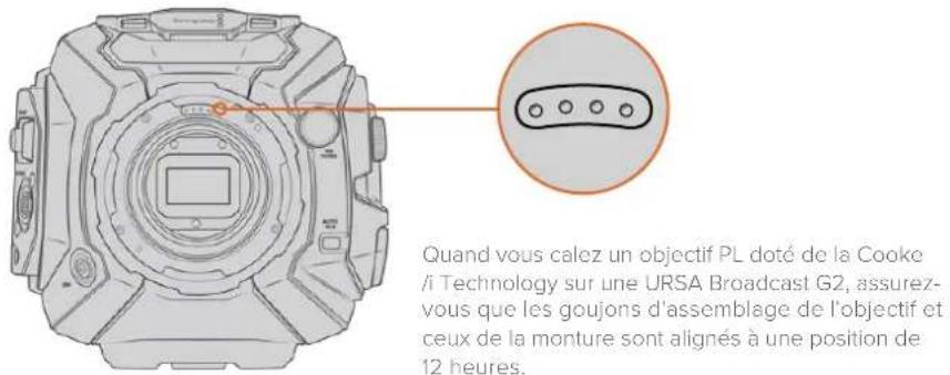 Blackmagic Design URSA Broadcast G2 - Prise en charge des objectifs cooke compatibles /i technology - 1