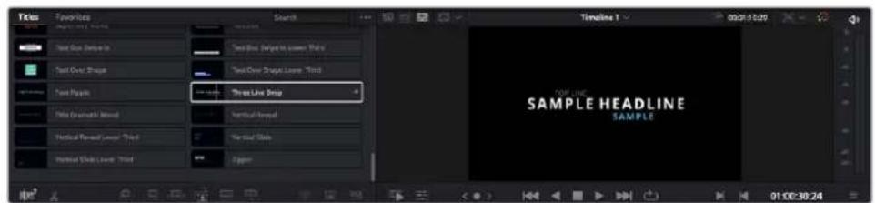 Blackmagic Design URSA Broadcast G2 - To preview a title: - 2