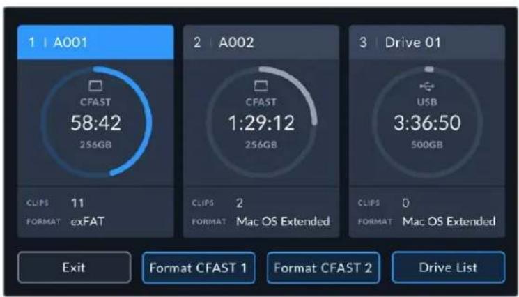 Blackmagic Design URSA Broadcast G2 - Preparing Media on Blackmagic URSA Broadcast G2 - 1