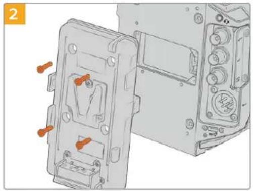 Blackmagic Design URSA Broadcast G2 - Mounting and connecting URSA Mini Recorder - 3