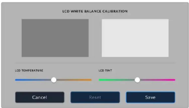 Blackmagic Design URSA Broadcast G2 - LCD White Balance Calibration - 1
