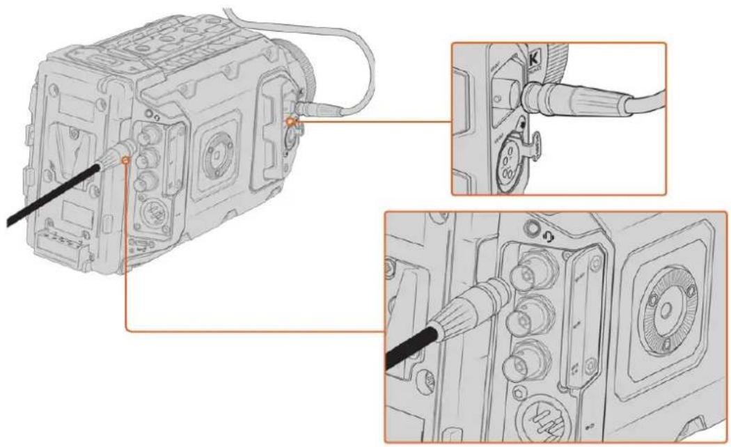 Blackmagic Design URSA Broadcast G2 - Connexion à des mélangeurs vidéo - 1
