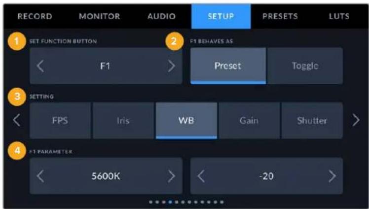 Blackmagic Design URSA Broadcast G2 - Set Function Button - 2