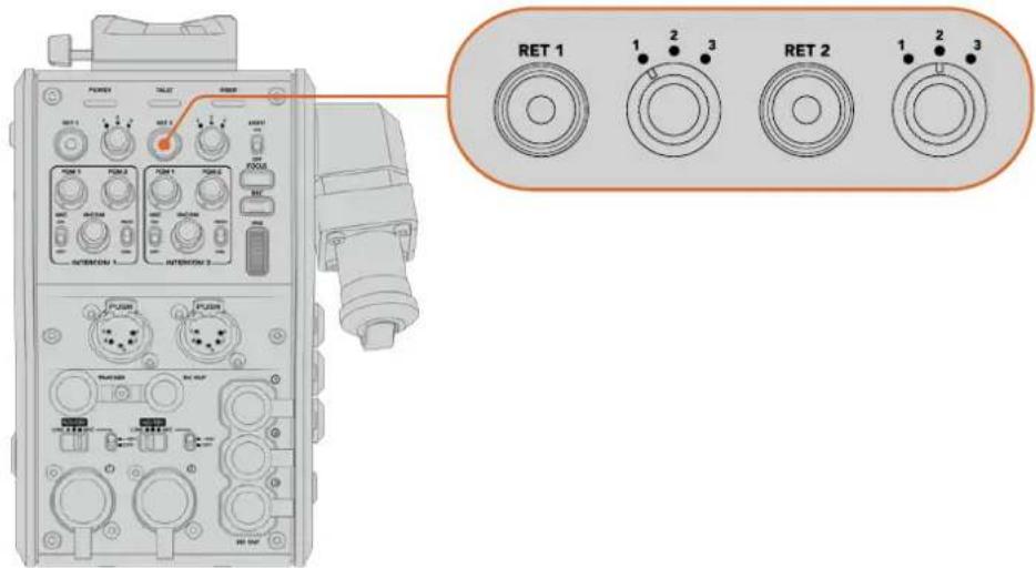 Blackmagic Design URSA Broadcast G2 - Selecting a Return Feed - 1