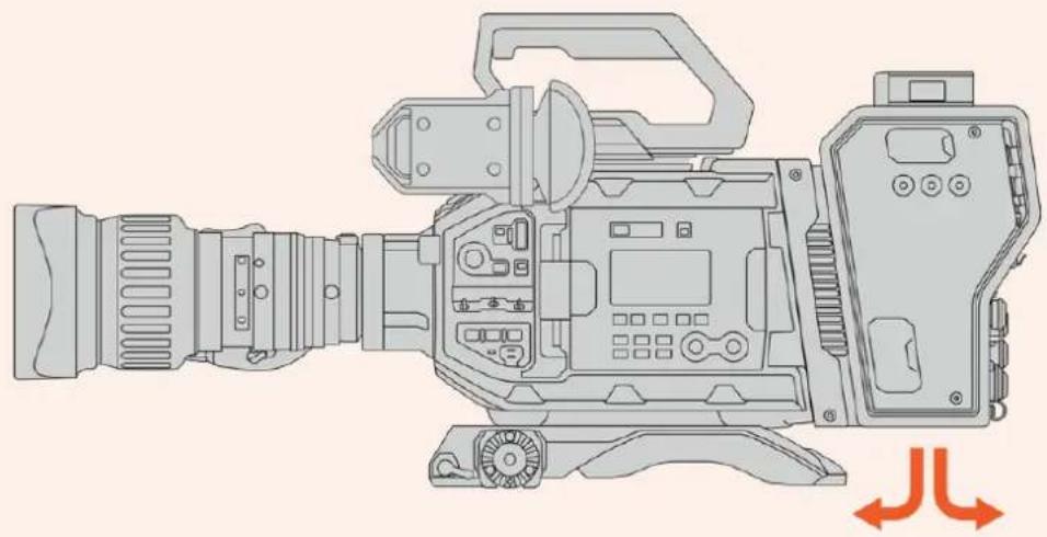 Blackmagic Design URSA Broadcast G2 - Pour fixer et connecter le blackmagic camera fiber converter : - 5