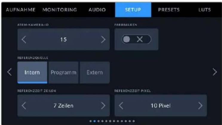 Blackmagic Design URSA Broadcast G2 - SETUP-Einstellungen 2 - 1