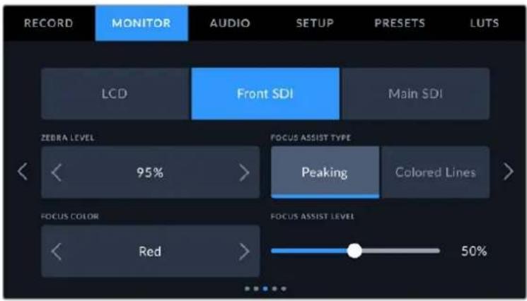 Blackmagic Design URSA Broadcast G2 - Monitor Settings 4 - 1