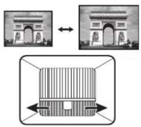 BENQ TH685P - Réglage fin de la taille et de la netteté de l'image - 1