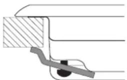 HOTPOINT TQG 641 HA(ICE) - Haken-Befestigungsschema - 1