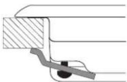 HOTPOINT TQG 641 HA(ICE) - Hook fastening diagram - 1