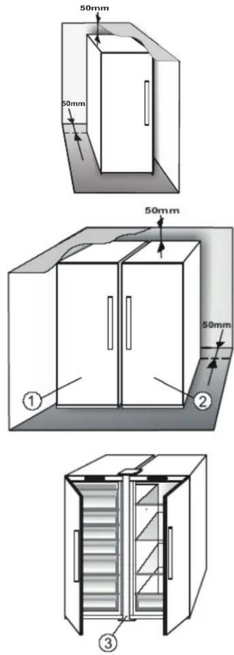 HOTPOINT ZHS6 1Q WRD - CHARNIÈRES AJJUSTABLES (selon le modele) - 1