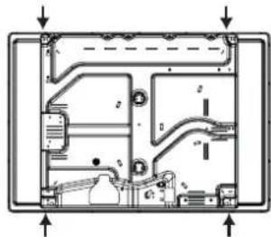 HOTPOINT PCN 752 TASHA - Schéma de fixation des crochets - 3