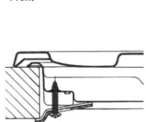 HOTPOINT PCN 752 TASHA - Hook fastening diagram - 3